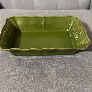 Arenito 8” green casserole dish